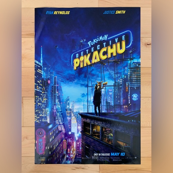 2019 Pokémon Detective Pikachu Movie Poster - Picture 1 of 4